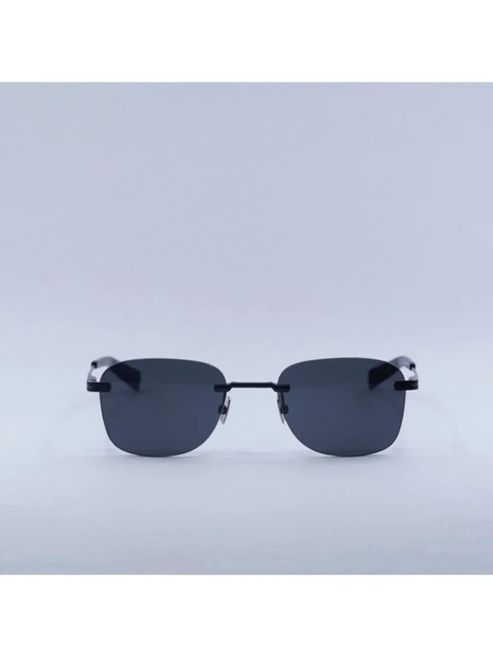 Saint Laurent SL744 001 Sunglasses Black Square Frame, Black Lenses